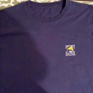 Unisex Salty Dog Cafe Navy t-shirt.